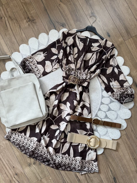 Barna-bézs Siena ruha