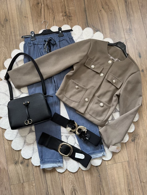 Cappuccino díszgombos blézer Cappuccino díszgombos blézer