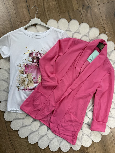 Magenta basic blézer