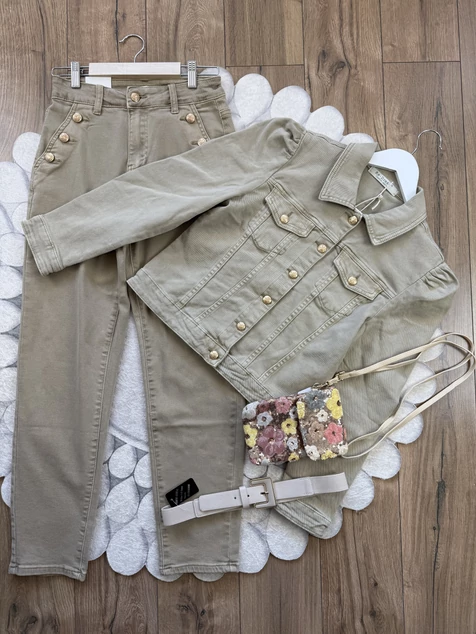 Bézs fashion dzseki 