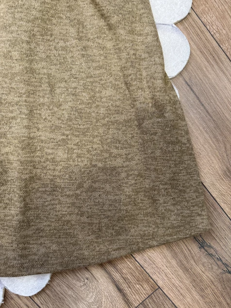 Barna puha kötött winter szoknya