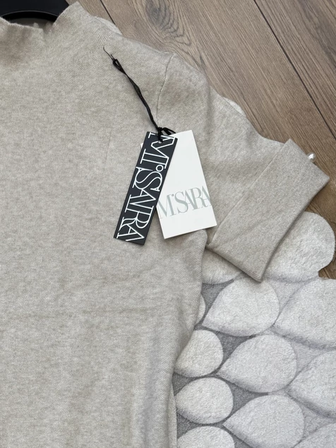 Krém kötött Audrey ruha