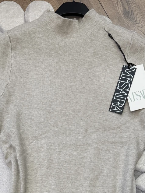 Krém kötött Audrey ruha