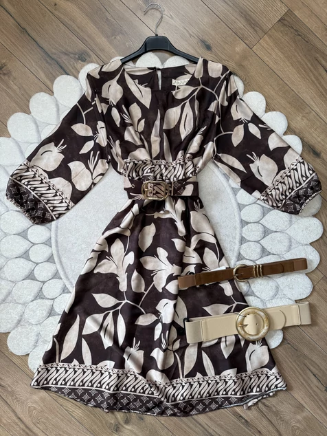 Barna-bézs Siena ruha