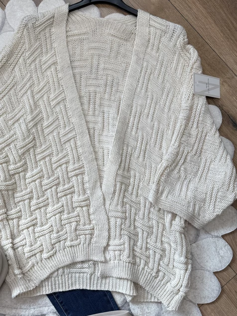 Krém Madrid kötött kardigán