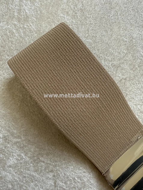 Capuccino ezüst csatos öv basic