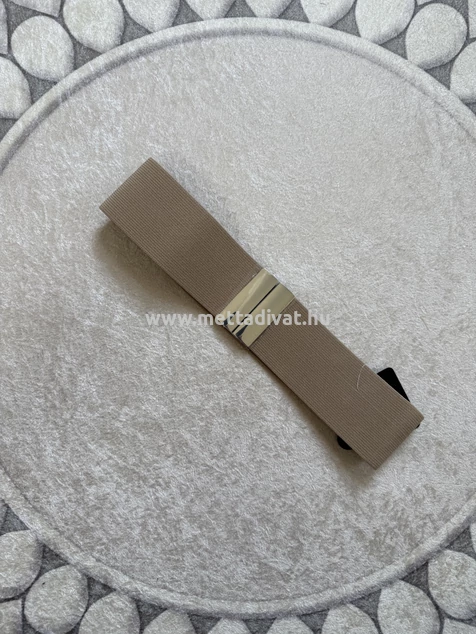 Capuccino ezüst csatos öv basic