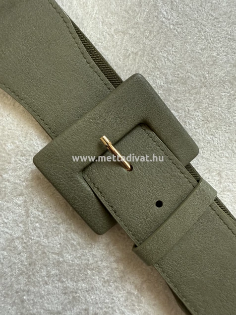 Khaki csatos spring öv 