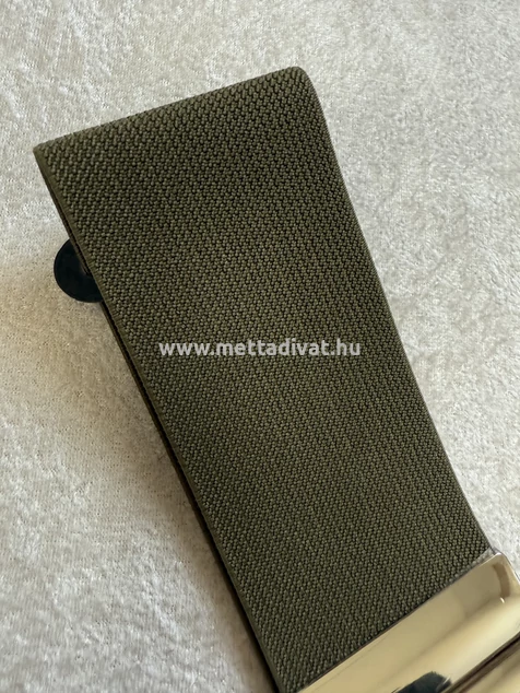 Khaki arany csatos öv