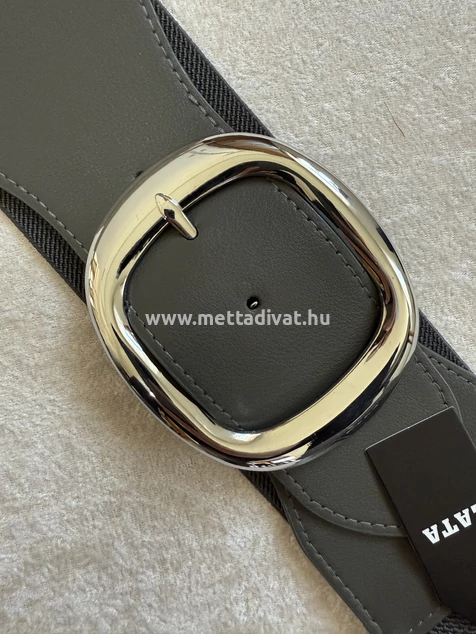 Szürke ezüst csatos öv 