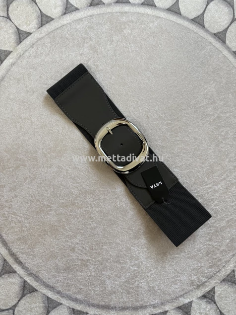 Szürke ezüst csatos öv 